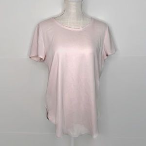 Ann Taylor light pink short sleeve top